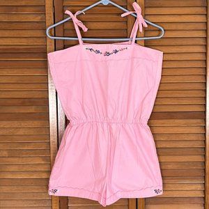 Vintage 70's/80's C'est Joli Together by Laura Embroidered Romper